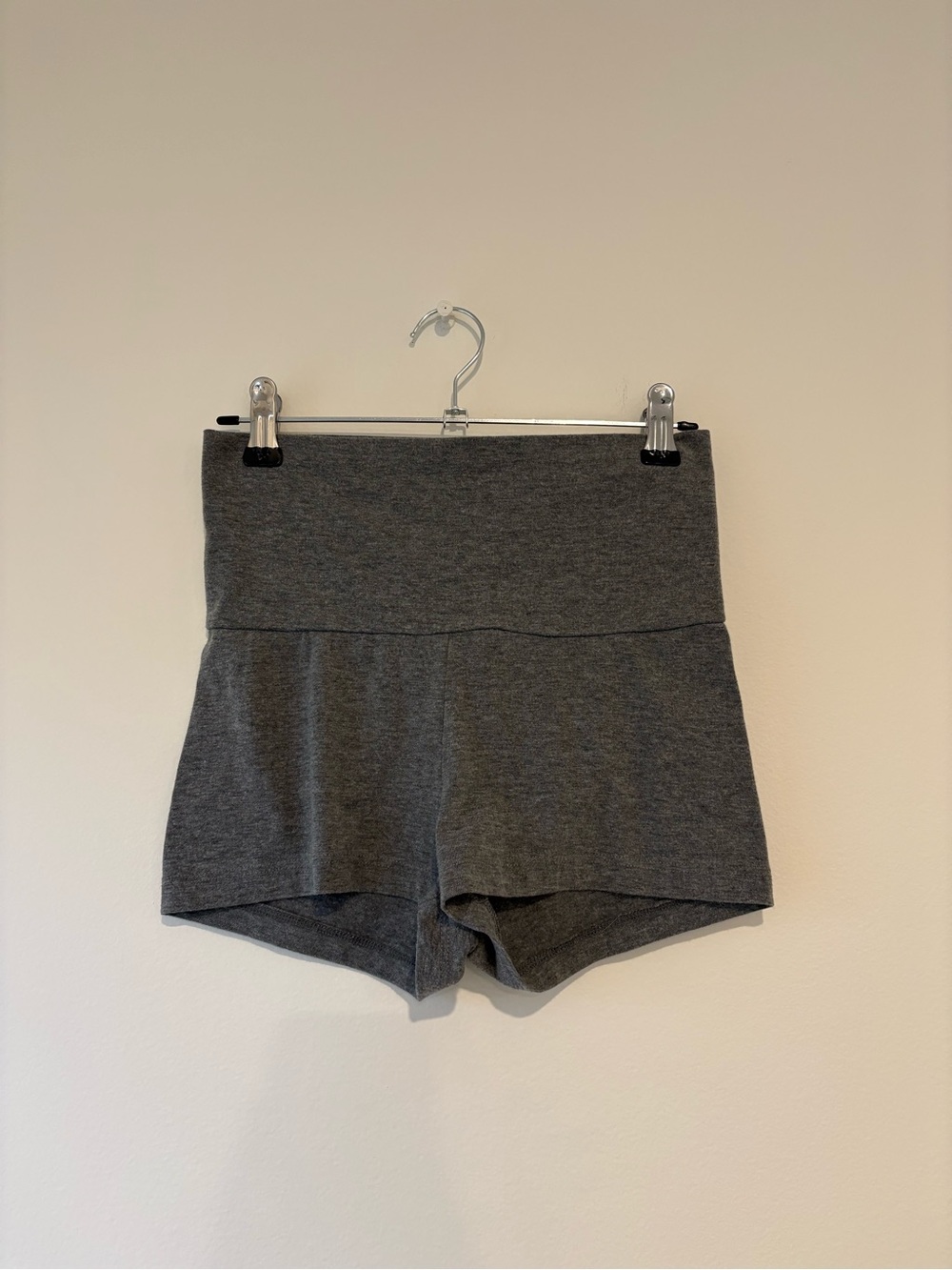 Bluenotes High-Waist Charcoal Gray Women's Stretch Shorts
